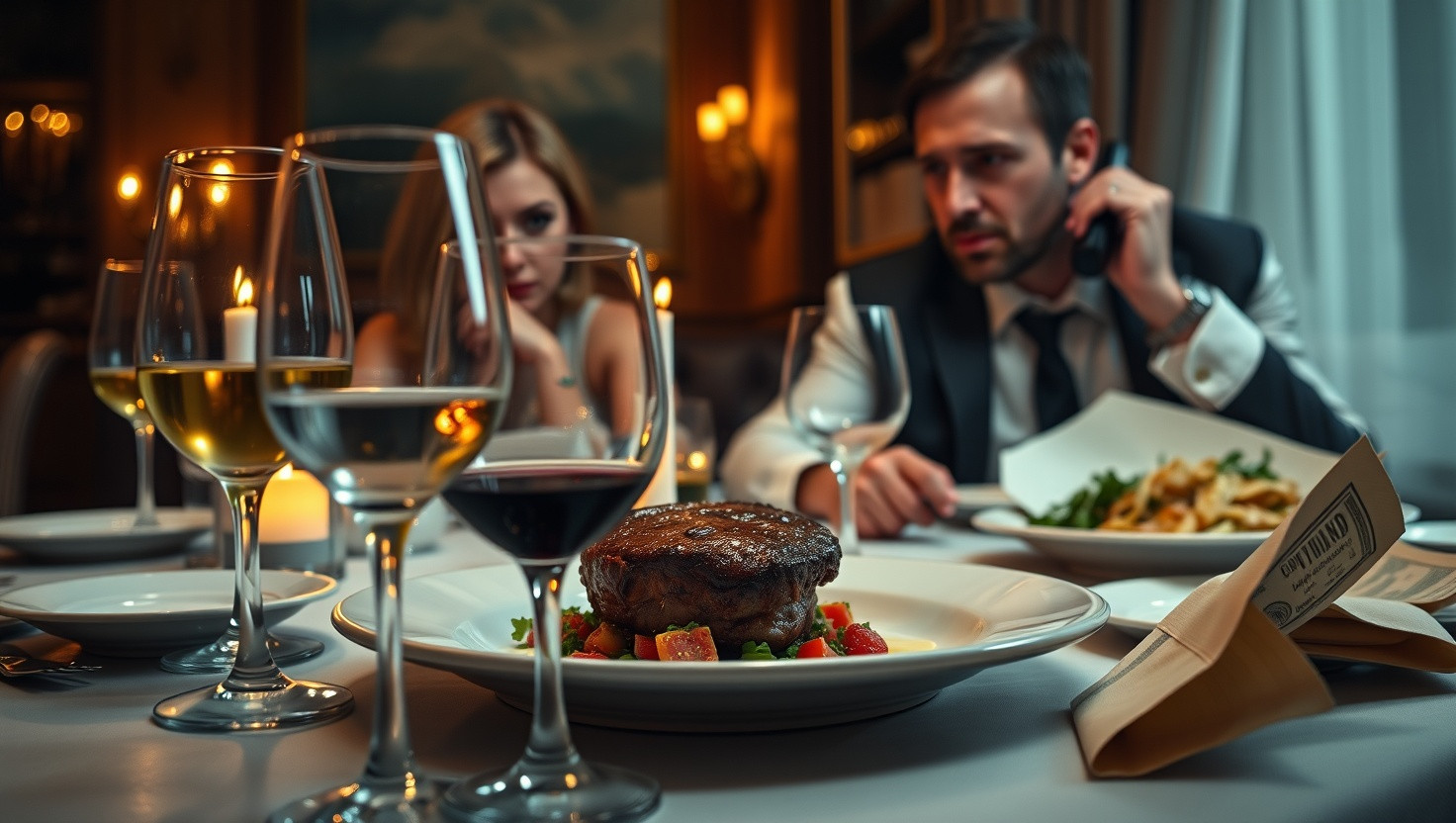 Debating Fairness: Splitting a Restaurant Bill with a Friend Who Refuses to Pay for Extravagant Order