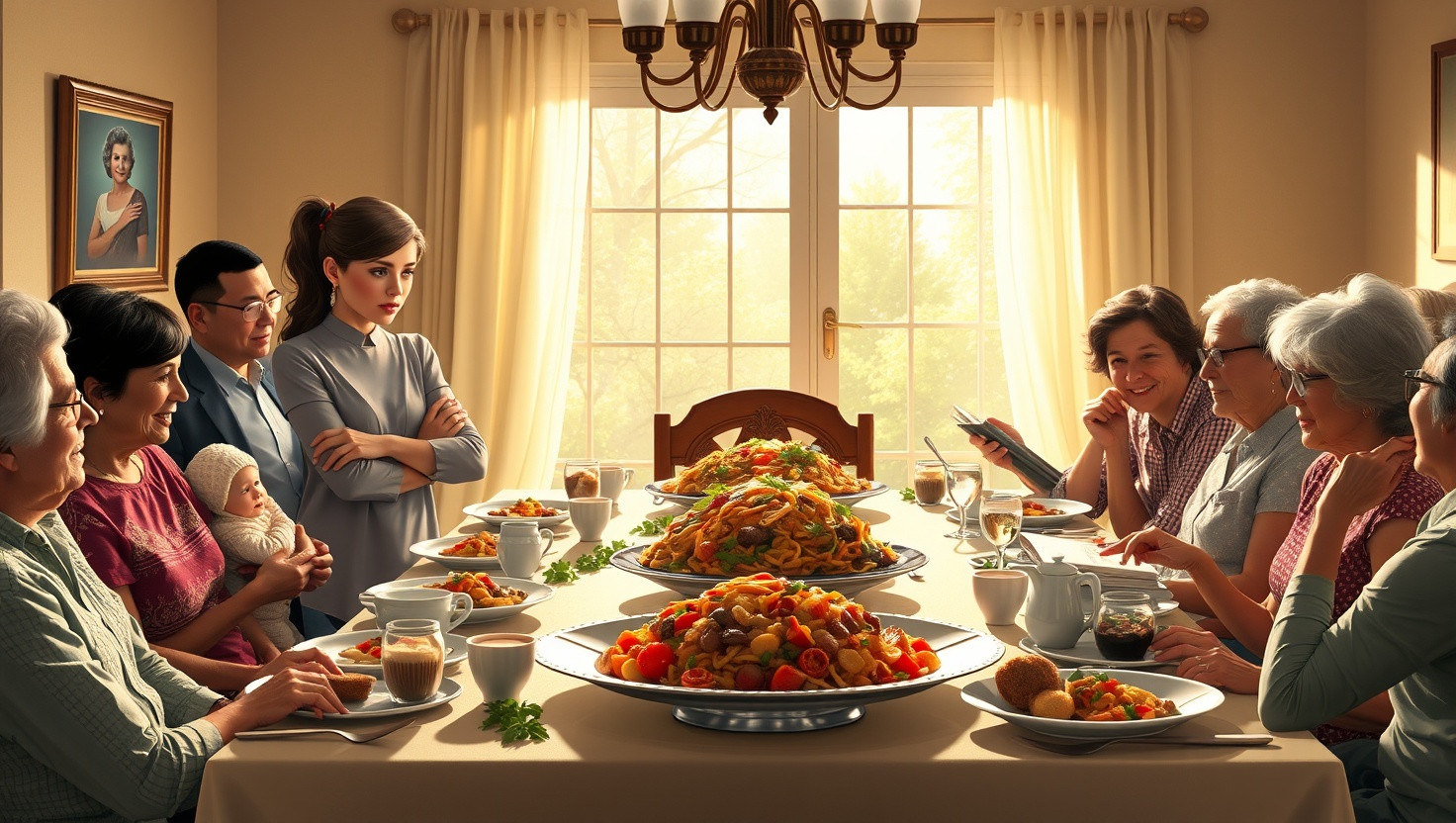 Family Dinner Drama: Sister Steals Credit for Grandmas Recipe
