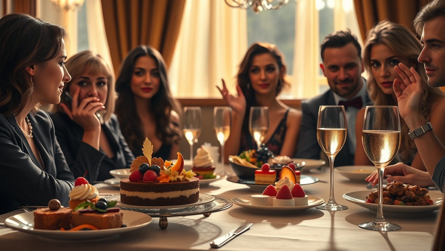 Debating Fairness: Splitting Bill for Fancy Desserts at Restaurant
