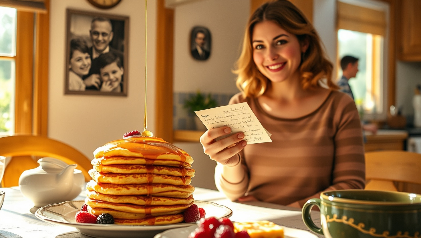 Should I Share Grandmas Secret Pancake Recipe with My Siblings Cafe?