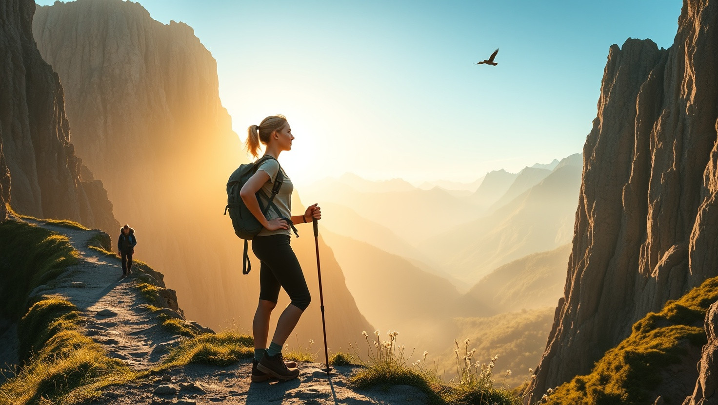 Friend Mocks Fear of Heights, Gets Left Behind on Treacherous Hike