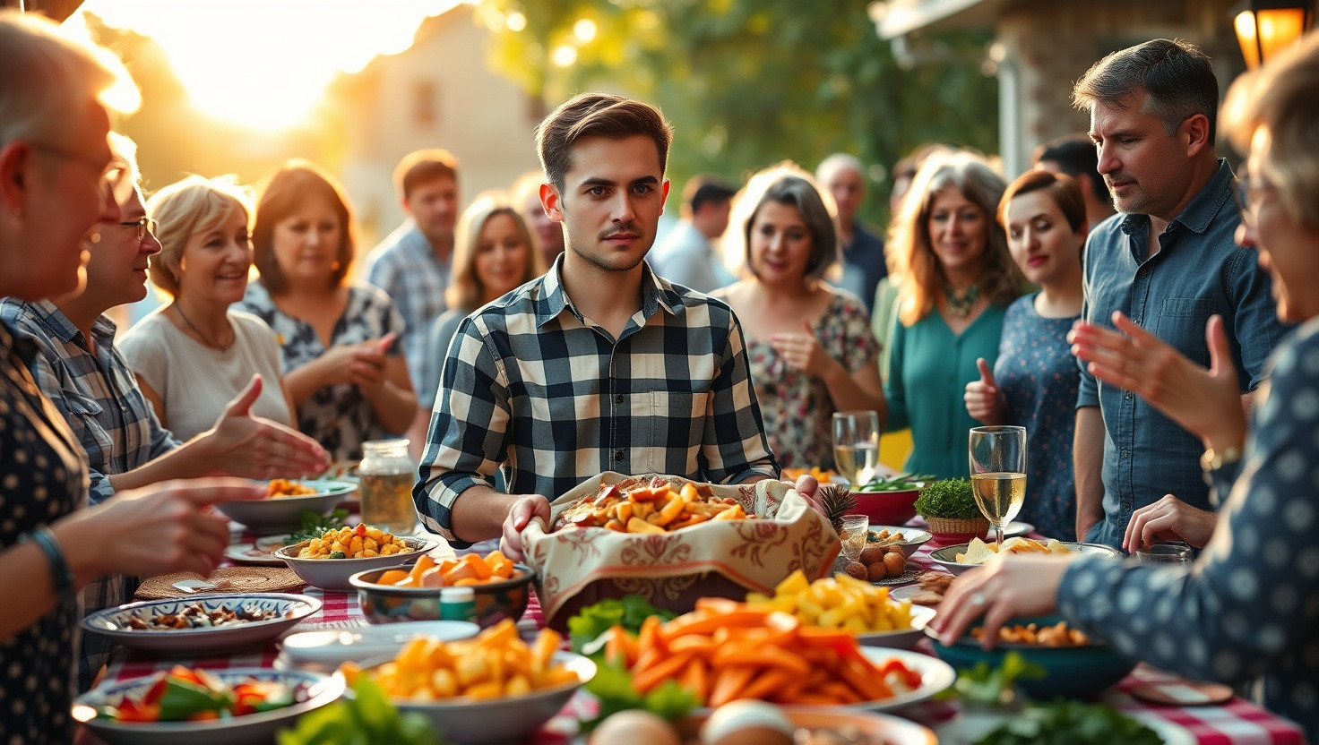 Neighbors Nosy Request Sparks Community Controversy: AITA for Keeping Family Potluck Recipe Secret?