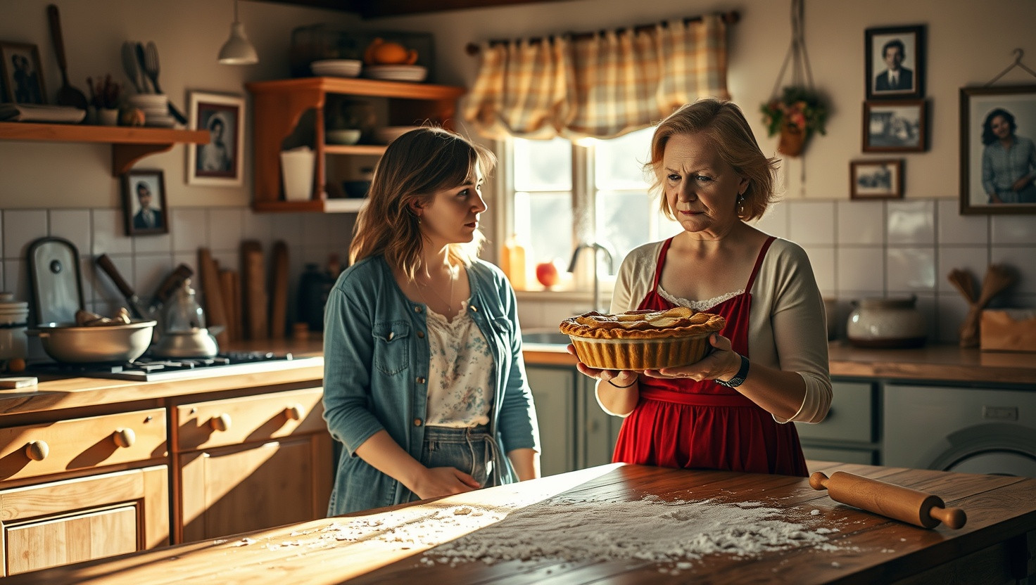 Family Recipe Drama: AITA for Keeping Grandmas Apple Pie Secret from Dads Partner?