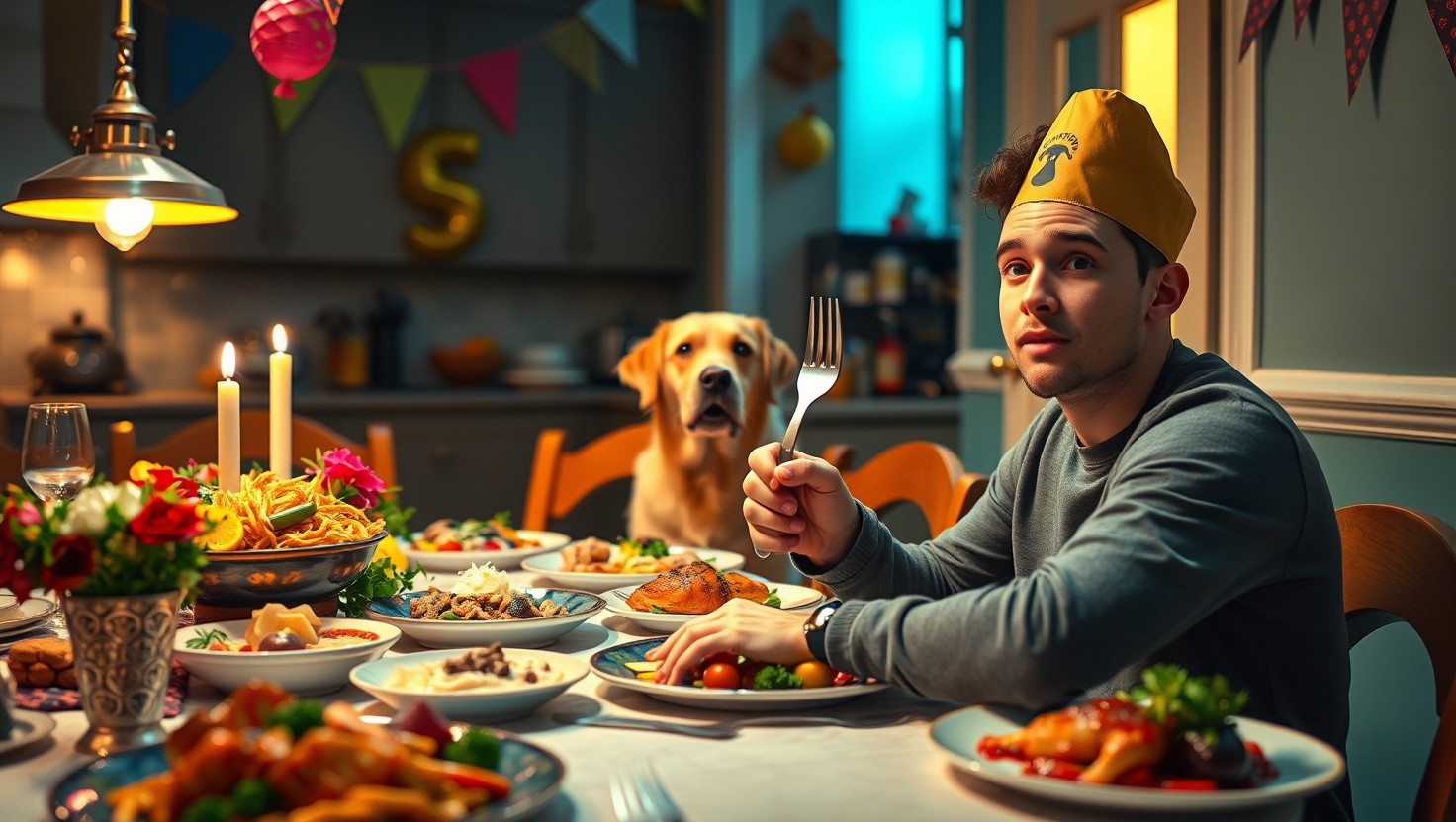Friends Birthday Dinner Disaster: Is It Wrong to Leave After Finding Out Food Was Made by Their Pet Dog?