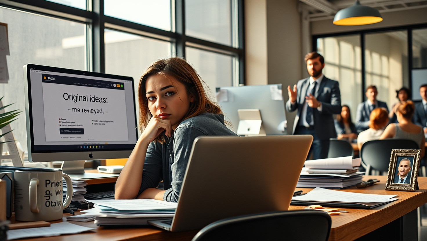 Dealing With Credit Stealing at Work: Should I Confront My Coworker?