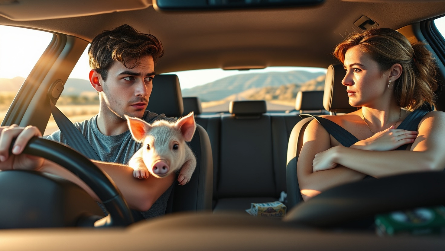 Should I Make My Friends Pet Piglet Wear a Diaper on Our Road Trip?