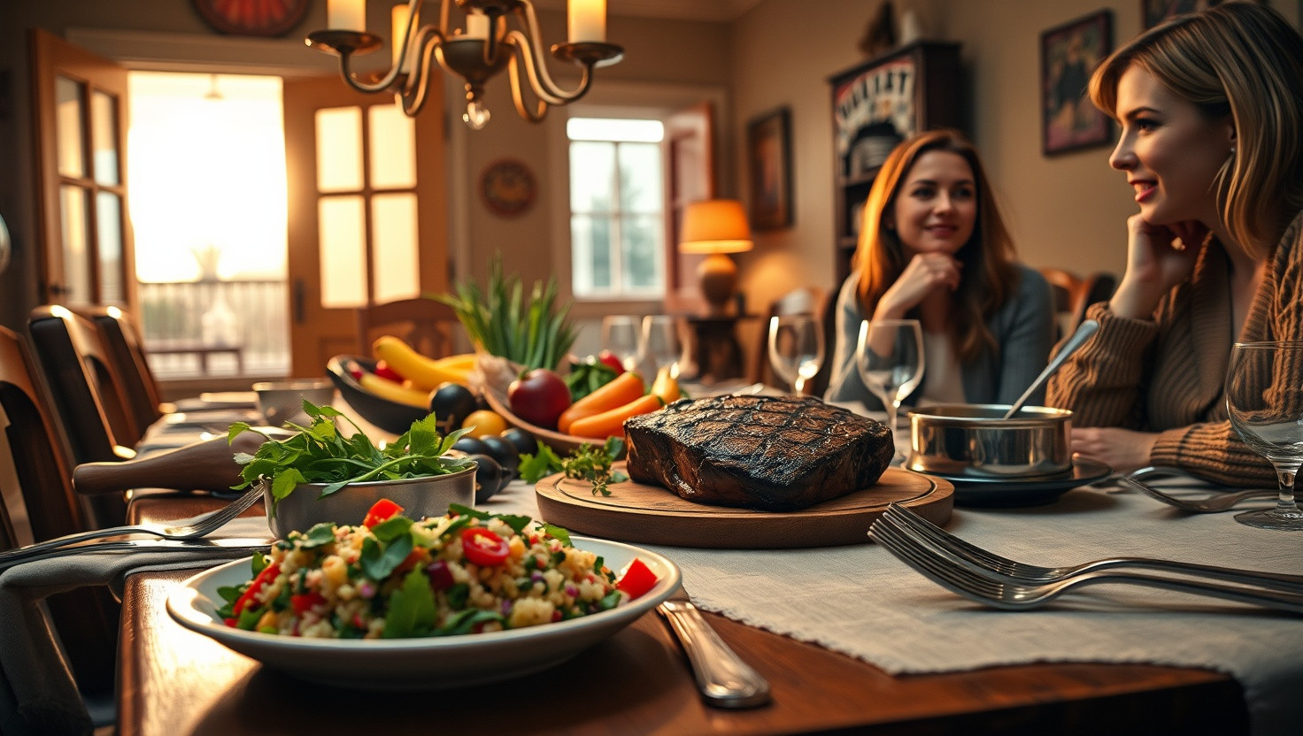 Should I Serve Vegan Dishes at a Steakhouse-Themed Dinner Party?