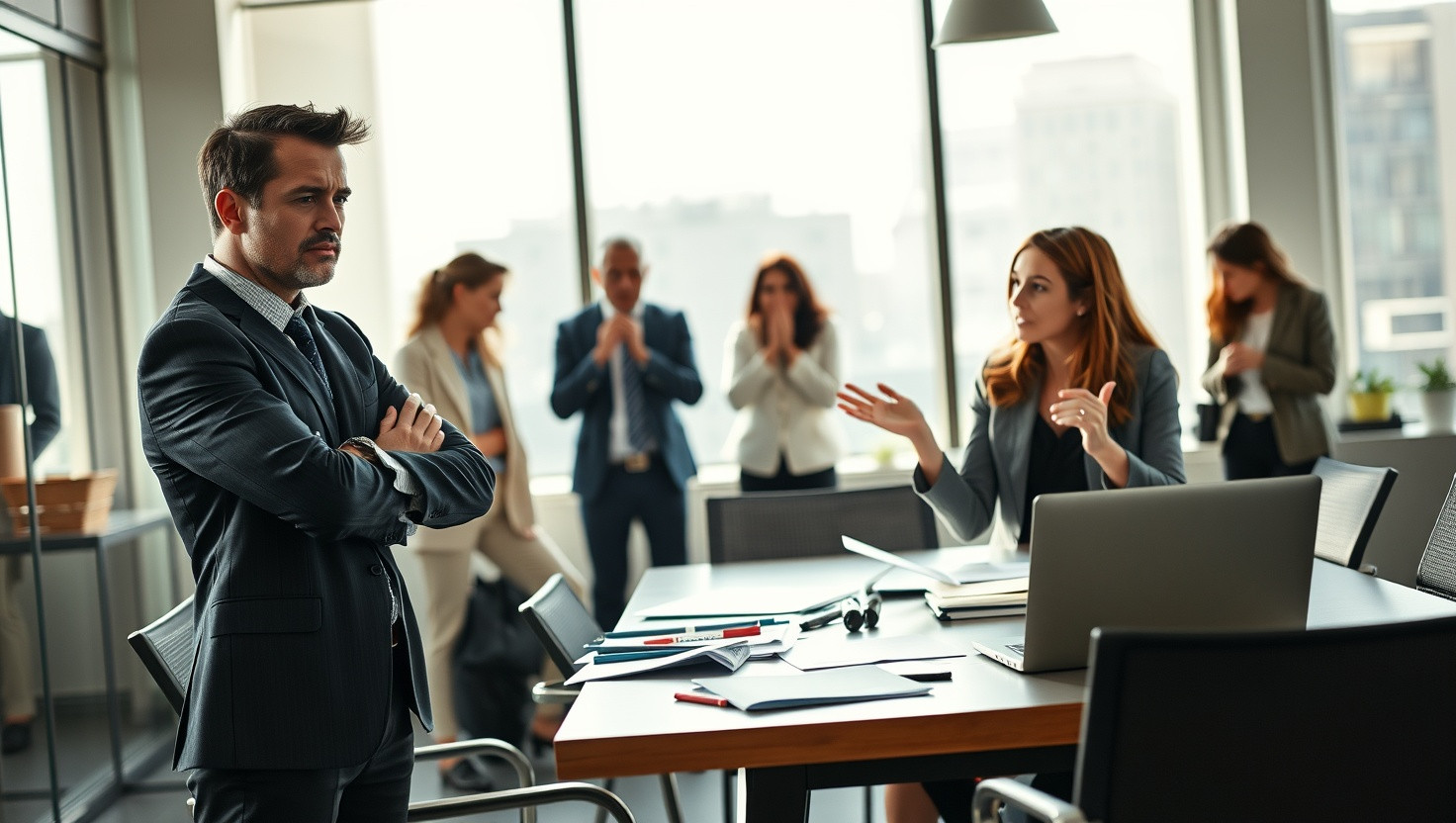 Coworker Steals Credit for Project, Causing Office Drama