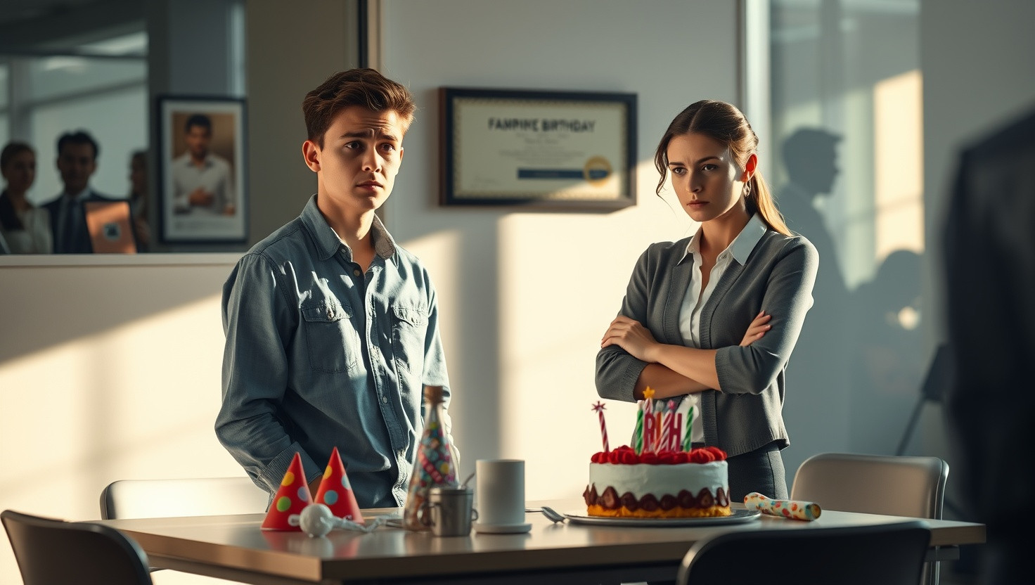 AITA for excluding coworker from birthday party celebrating promotion?