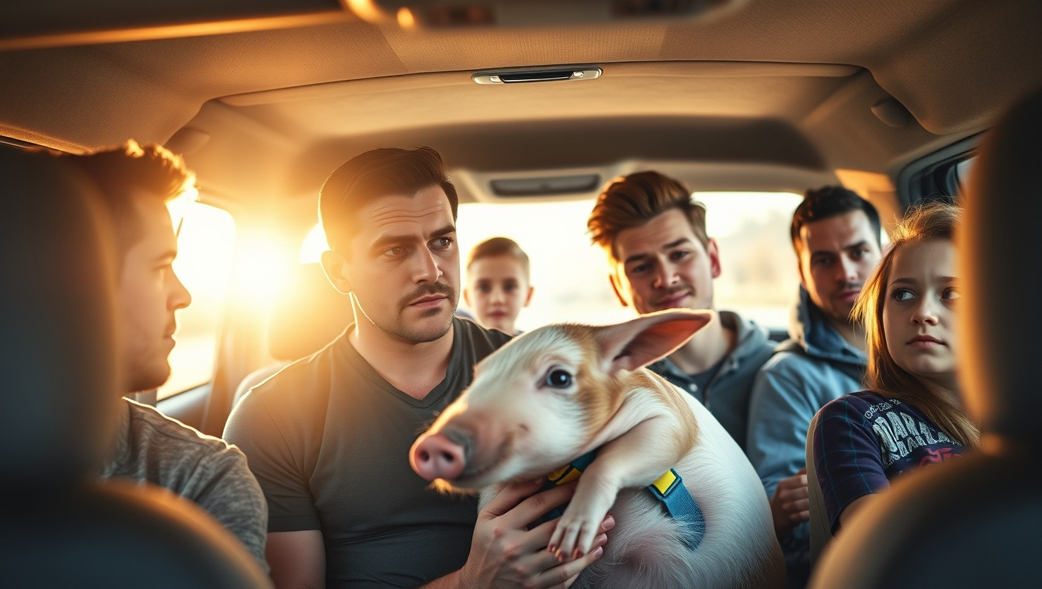 Should I Refuse to Let My Sibling Bring Their Giant Pet Pig on Our Family Road Trip?