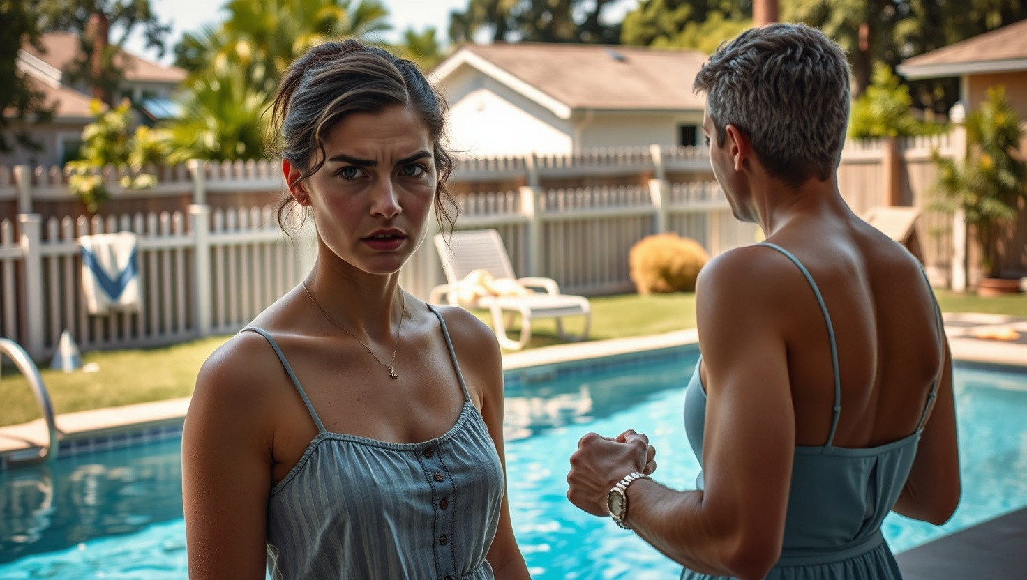 Neighbor Dispute: Should I Confront Them About Using My Pool Without Permission?