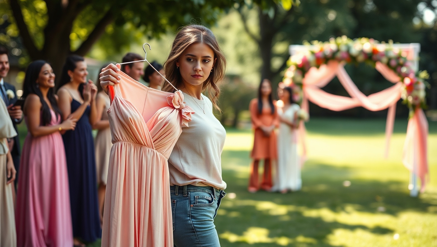 Friend Wants Me to Wear Dress Against My Style - Would Skipping Wedding Make Me the Bad Guy?
