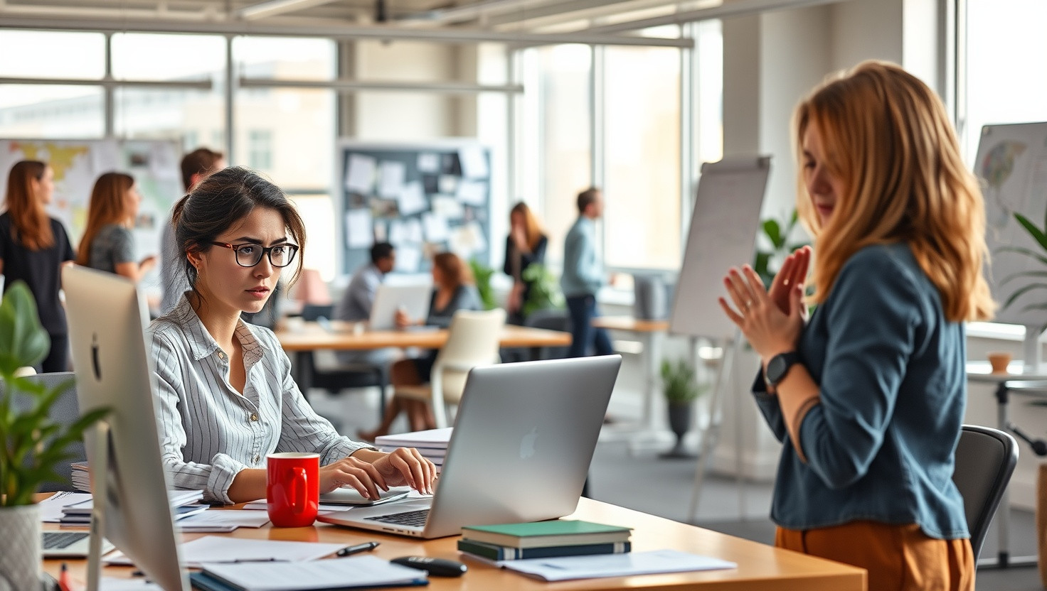 Setting Boundaries with Chatty Coworker: AITA for Prioritizing Work Flow?