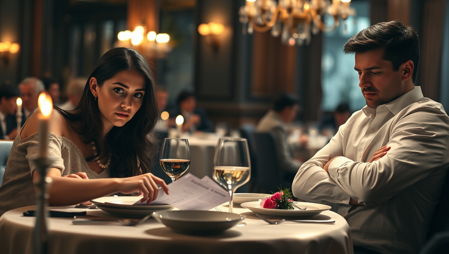 Boyfriend Orders Expensive Dishes Without Telling Me - AITA for Refusing to Split the Bill?
