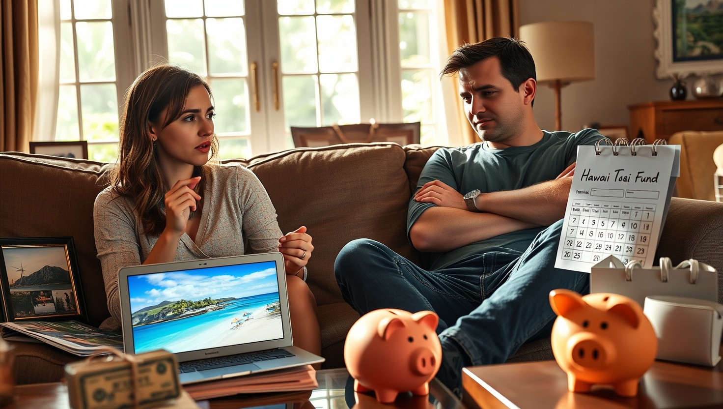 Should I Split Our Hawaii Savings for His Last-Minute Vegas Trip? AITA for Saying No?