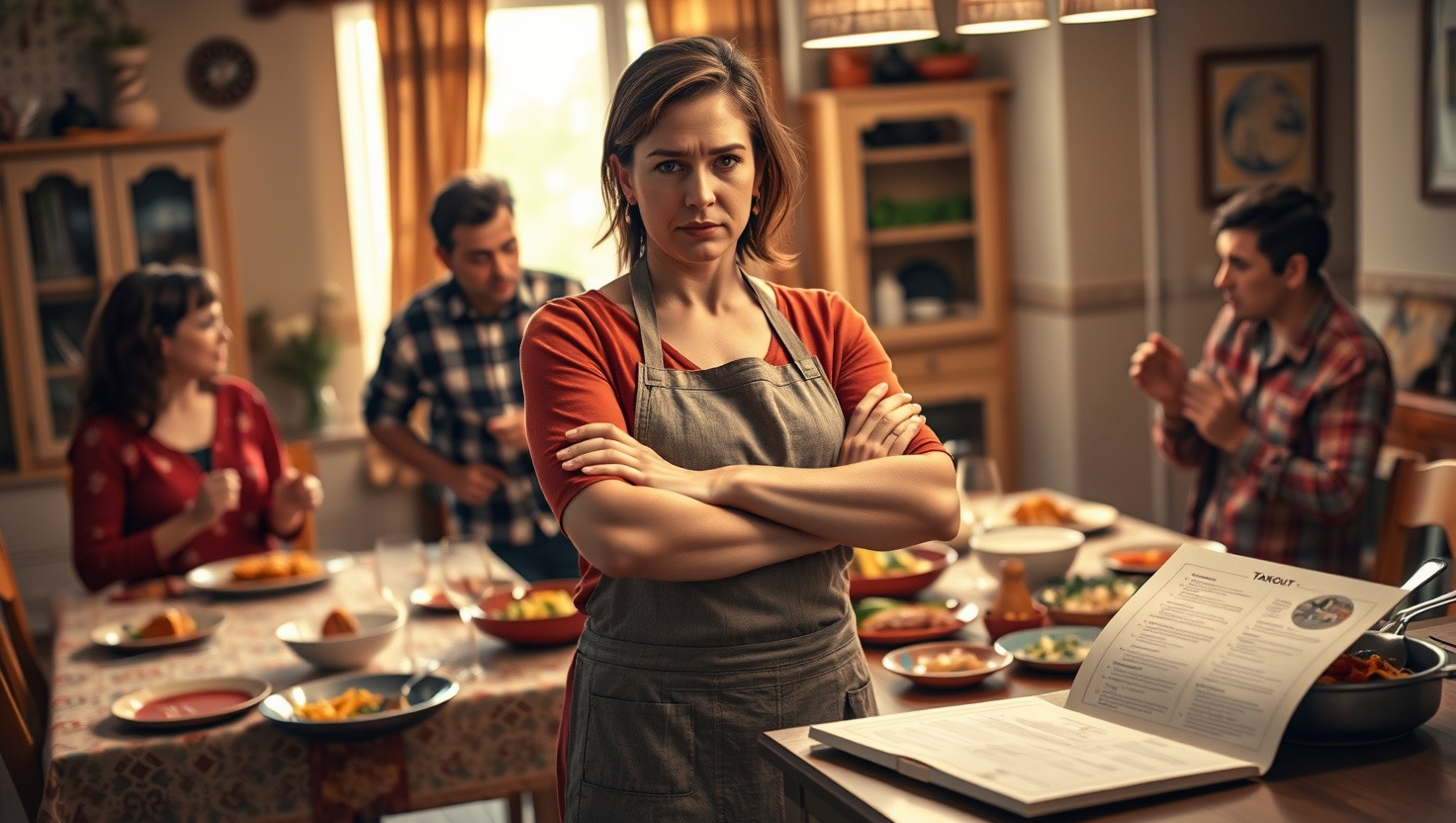 Family Drama: Best Cook Refuses to Cook Dinner, Sparks Conflict with Siblings