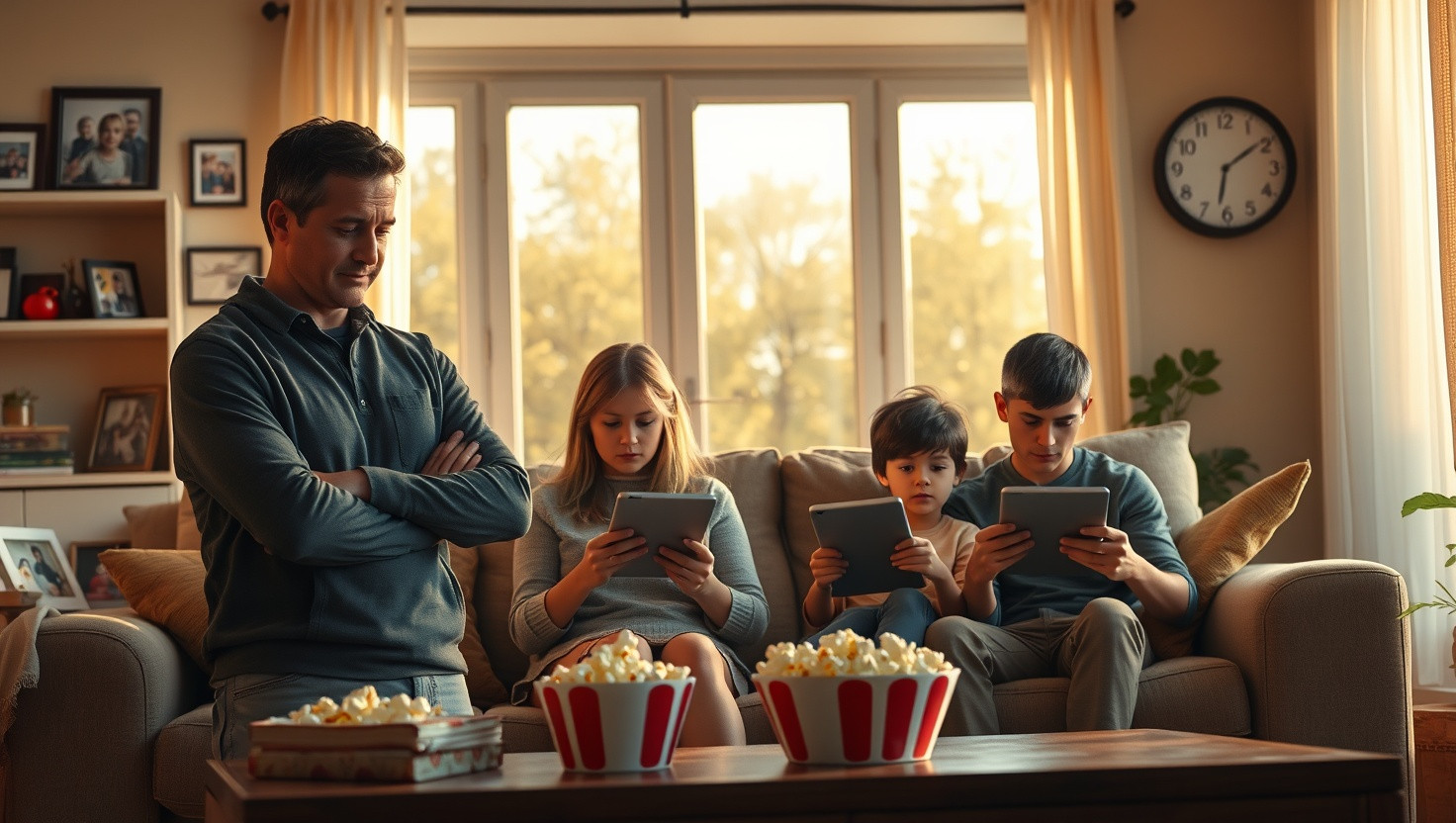 Balancing Screen Time: A Fathers Dilemma with Family Tension