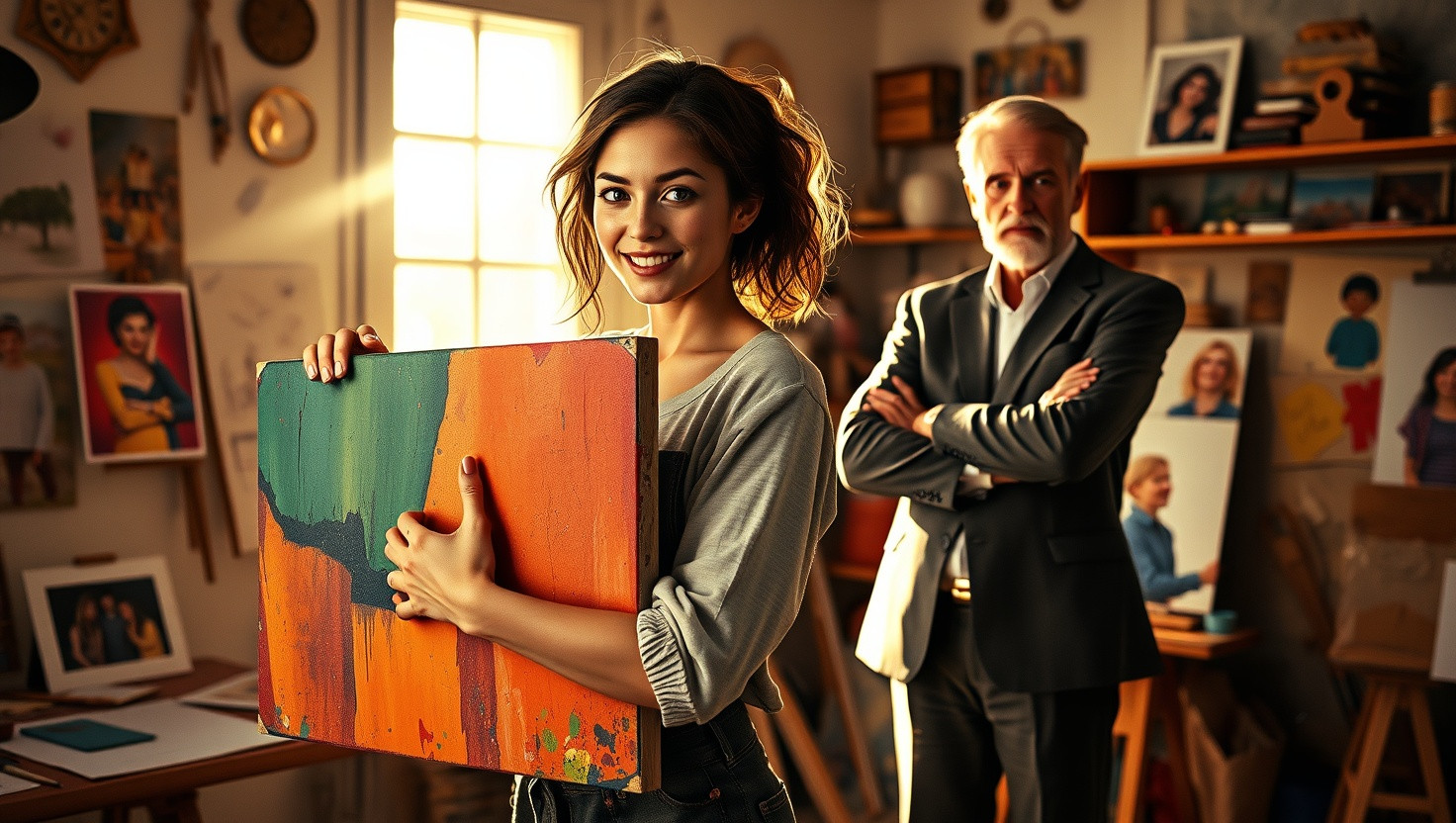 Struggling Artist Stands Up to Fathers Career Demands - AITA?
