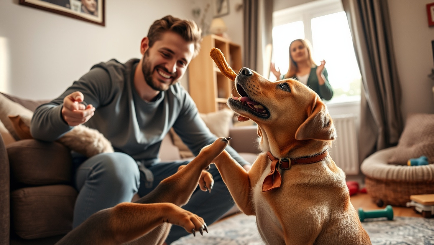 AITA for stopping friend from disciplining my dog over treats?