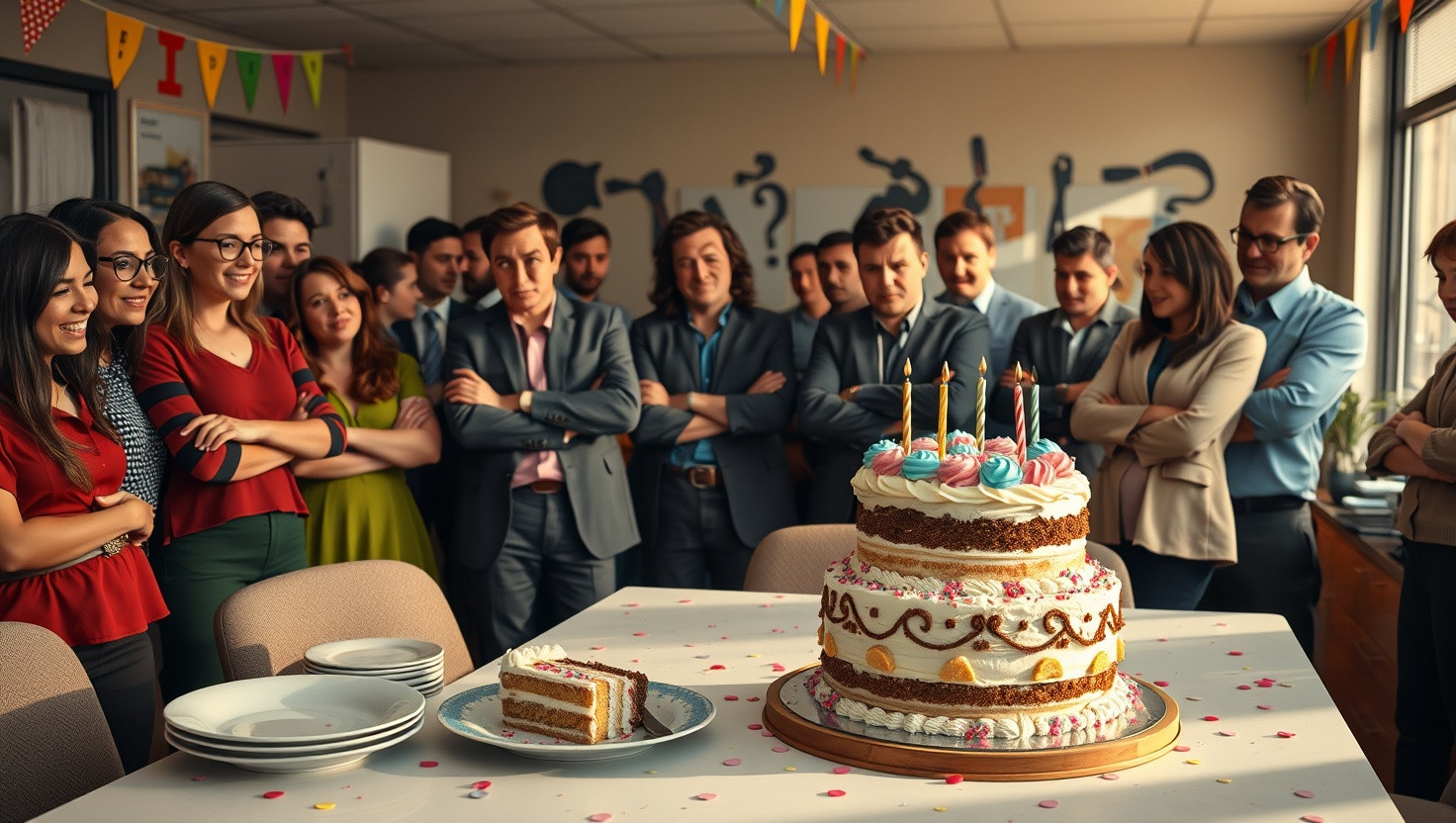 Office Drama: AITA for Not Sharing Coworkers Birthday Cake?