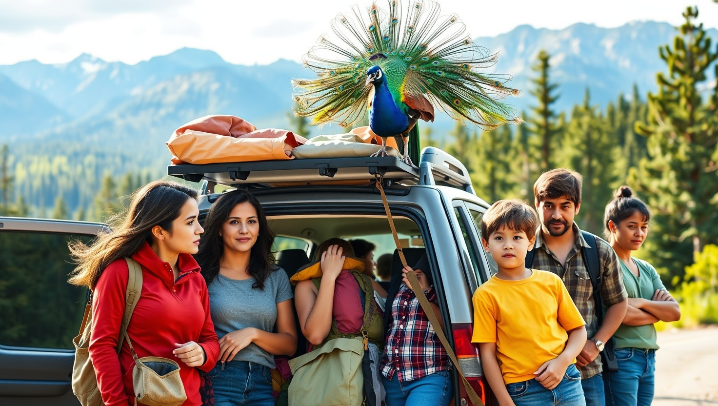 Should I Allow My Sisters Emotional Support Peacock on Our Family Road Trip?