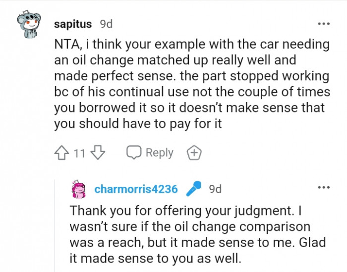 It doesn't make sense that you should have to pay for it