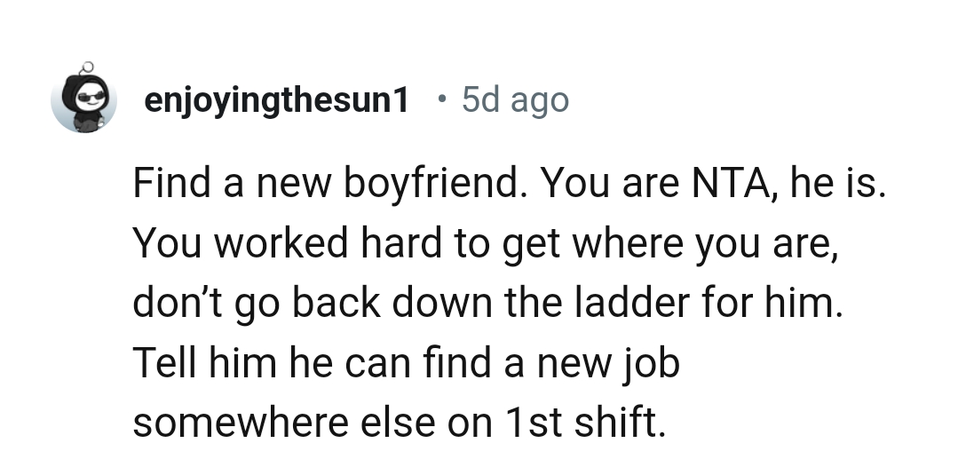 He Can Find a New Job Elsewhere