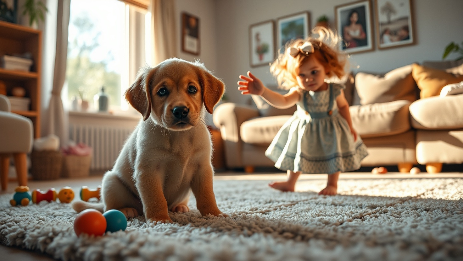Should I Let My Friends Child Play with My New Puppy?