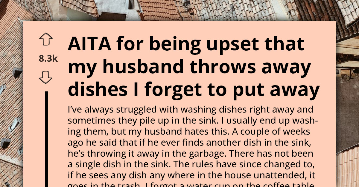 Husband Throws Away Shared Property To Enforce Tidiness