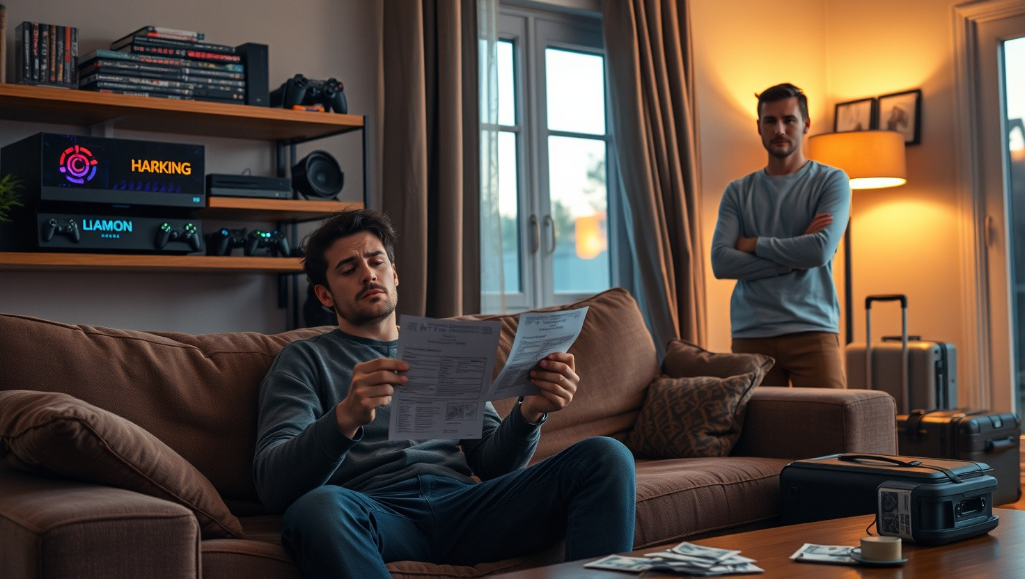Coworker Blows Paycheck on Gaming Console, Refuses Rent: AITA for Asking Him to Cover Full Amount?