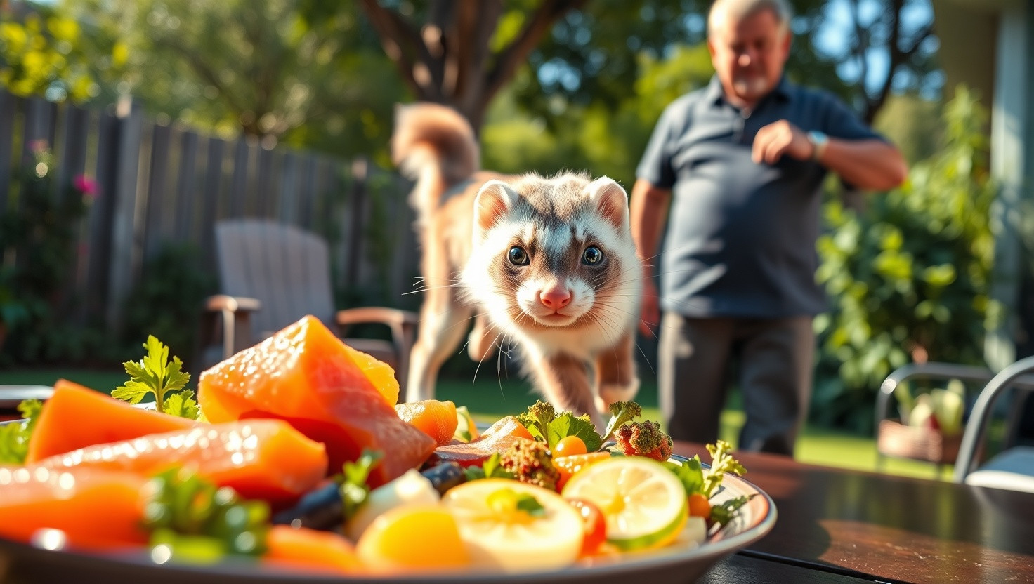 Pet Owner Sparks Debate After Refusing to Share Ferrets Gourmet Dinner with Neighbors Cat