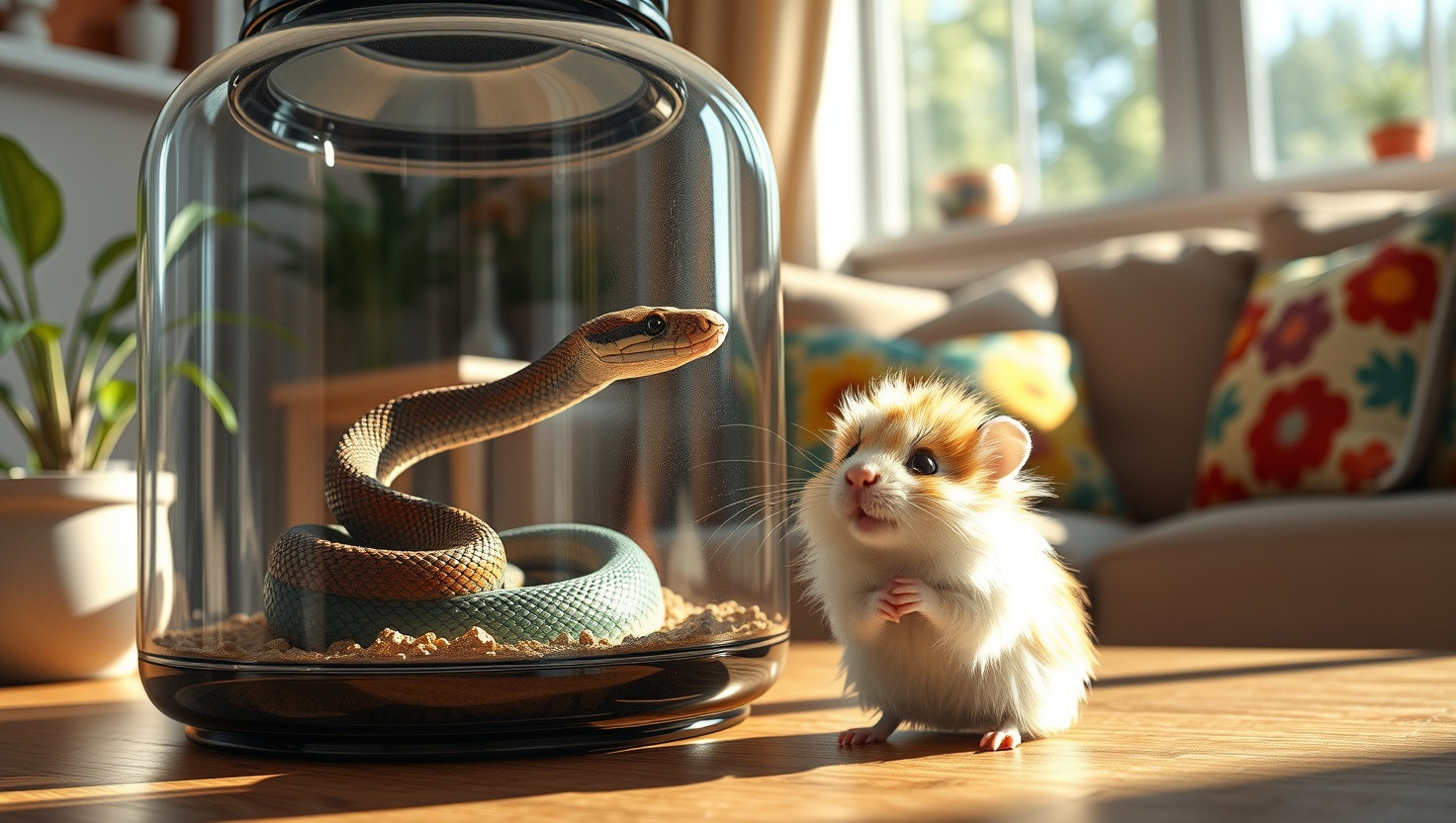 Neighbors Request to Share Snakes Dinner with Curious Hamster Causes Tension: AITA?