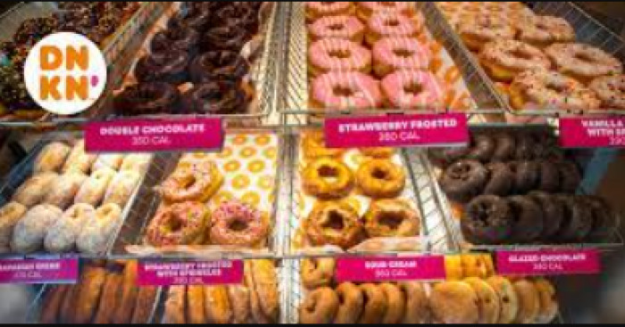 With approximately 12,900 locations in 42 countries, Dunkin' is one of the largest coffee shop and donut shop chains in the world. Its products include donuts, bagels, coffee, and 