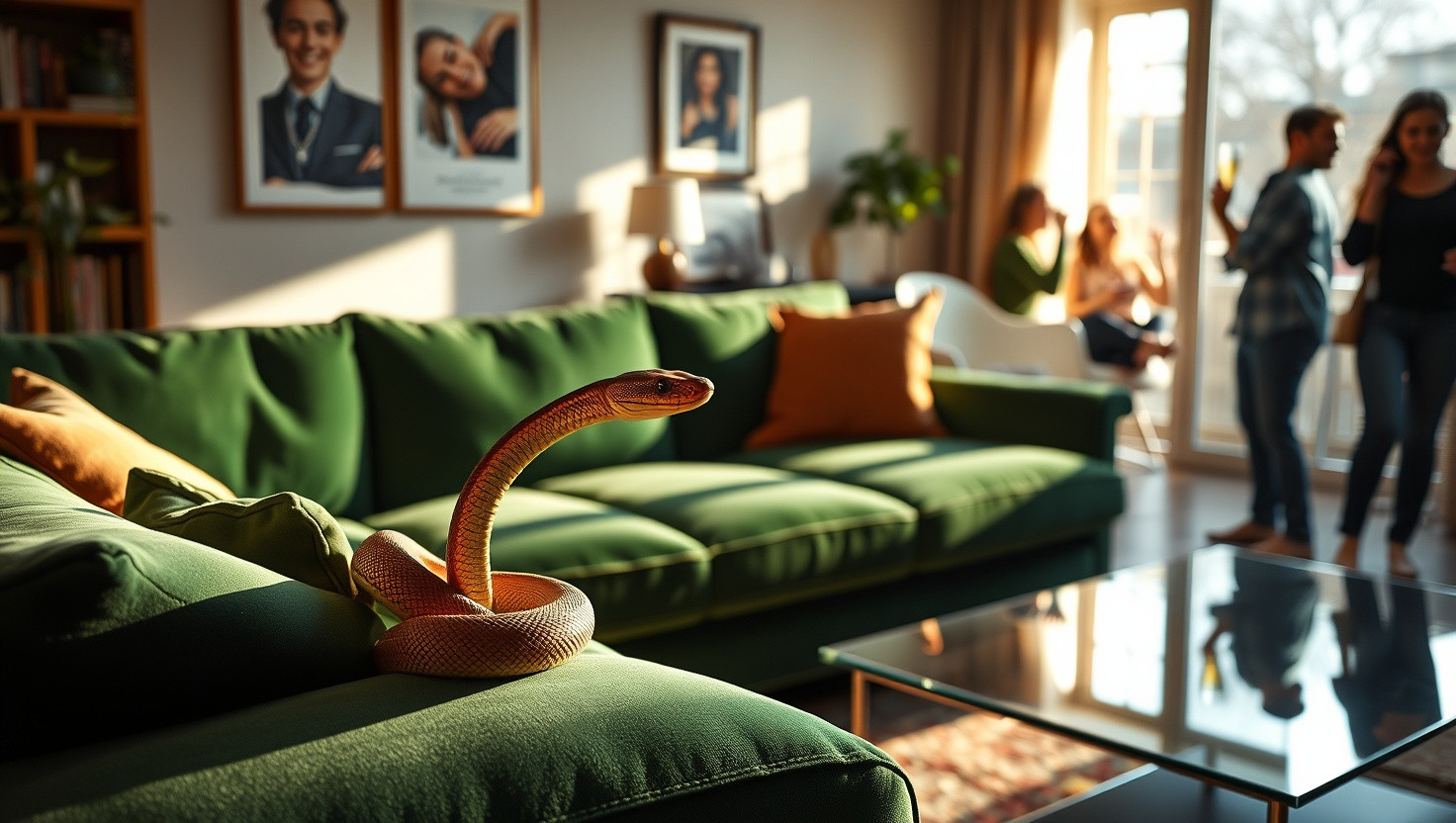 Friend Wants to Put Pet Snake on My New Furniture: AITA for Setting Boundaries?