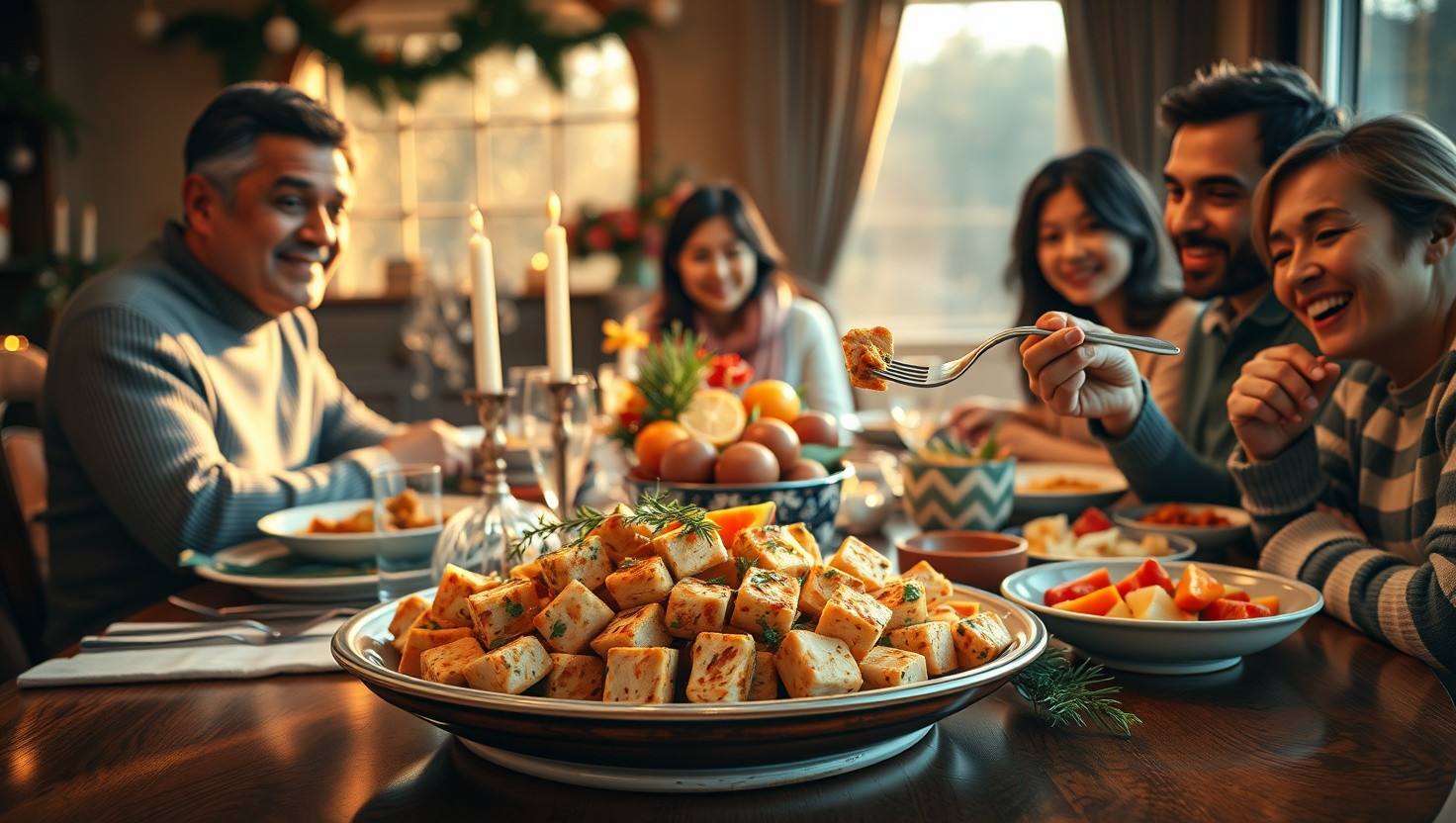 Vegan Woman Sparks Family Drama by Sneakily Swapping Meat with Tofu in Holiday Feast