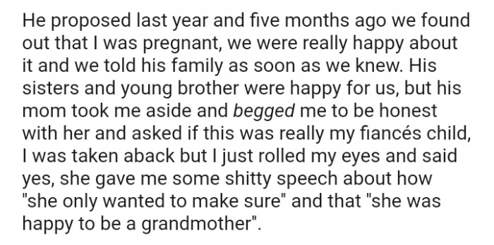 I just rolled my eyes and said yes