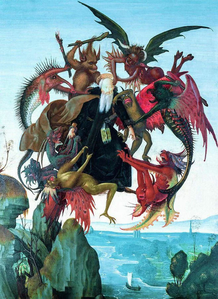 "The Torment Of Saint Anthony" By Michelangelo, 1487