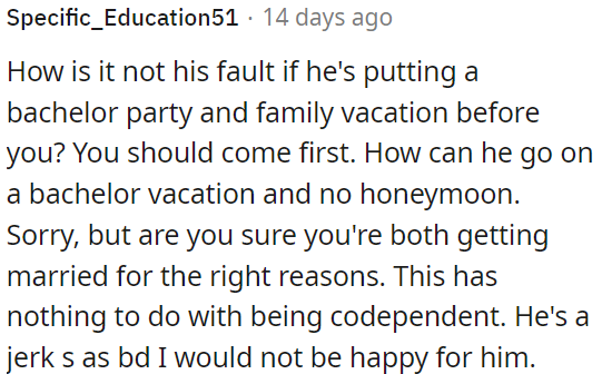 His actions and choices are dubious.