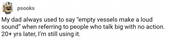 Big talk, but no action