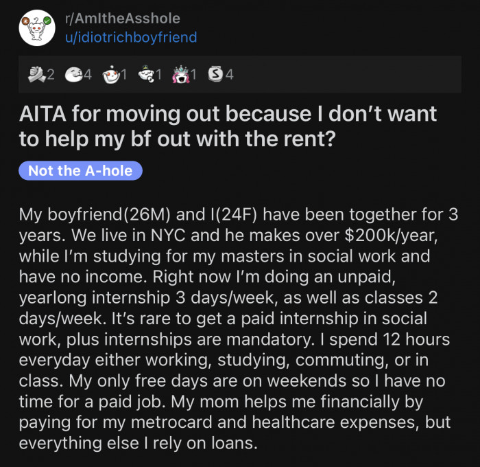 Here's the original post by Reddit user u/idiotrichboyfriend: