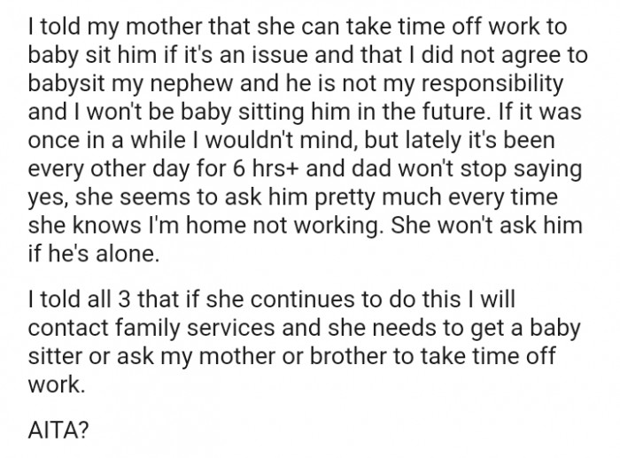 If it were once in a while, the OP wouldn't mind, but lately, it's been every other day for 6 hours or more