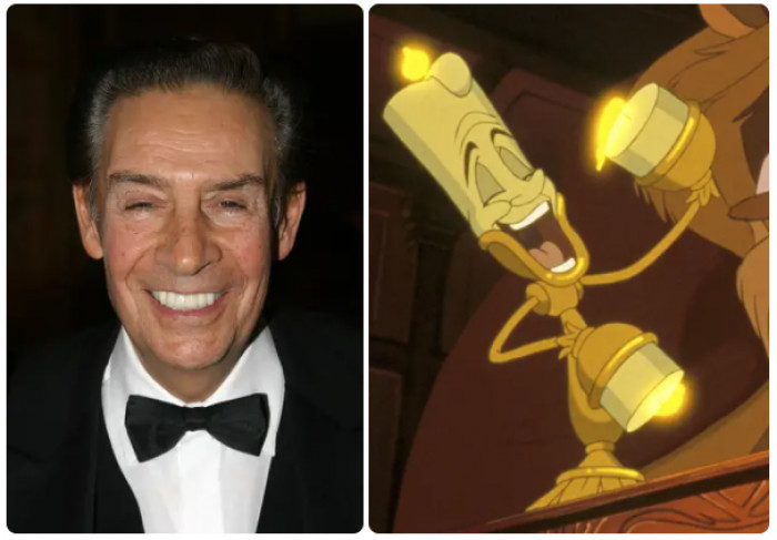 6. Jerry Orbach as Lumière in Beauty and the Beast
