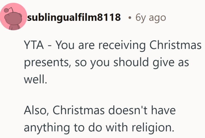 Some felt the holiday label didn’t matter at all, only the exchange of care behind it.