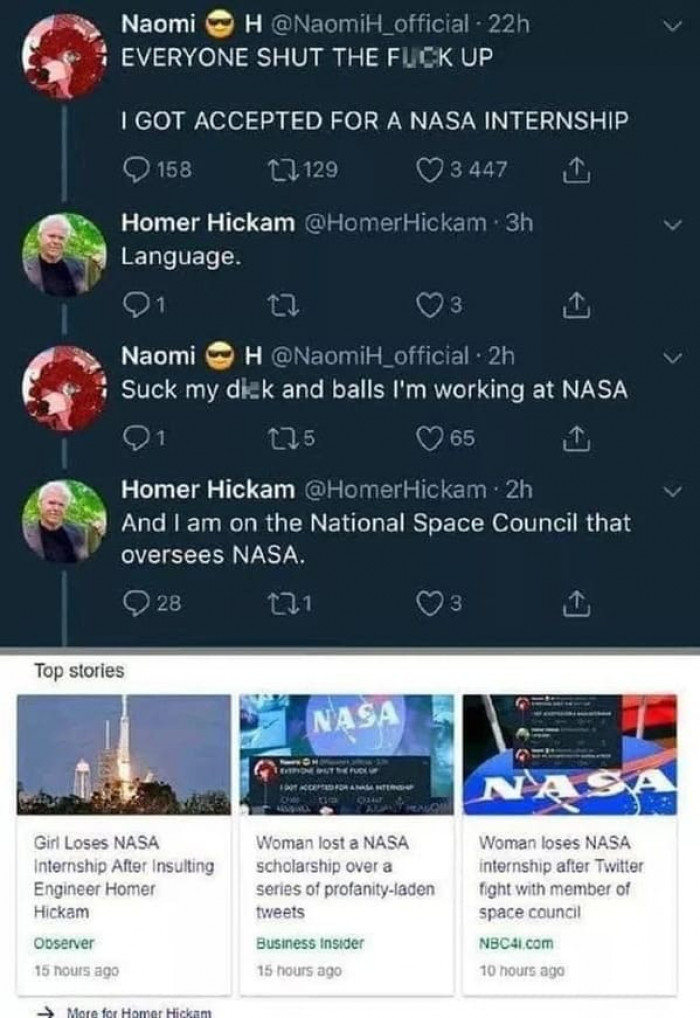 22. “Thanks, I hate missed opportunities”