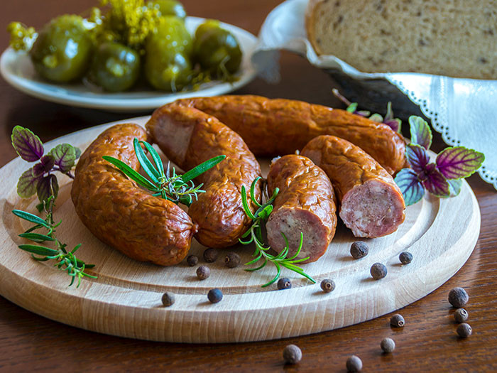 35. Raw pork sausage