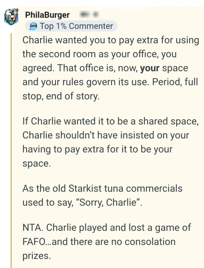 The comments from other Redditors rolled in...