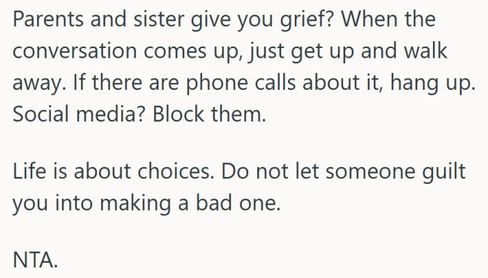 Sometimes peace of mind means hitting “end call” and walking away without a word.