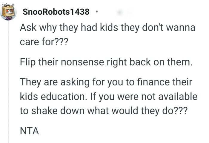 Flipping back their nonsense