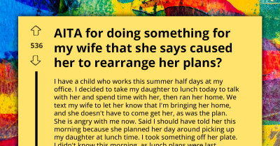 Man Unknowingly Ruins Wife’s Day and Disrupts All Her Plans by Having Spontaneous Lunch Date with Daughter