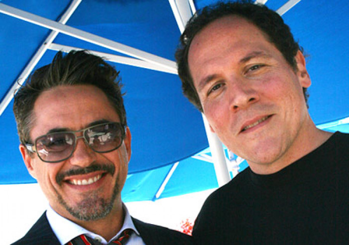 10. Jon Favreau and Robert Downey, Jr.